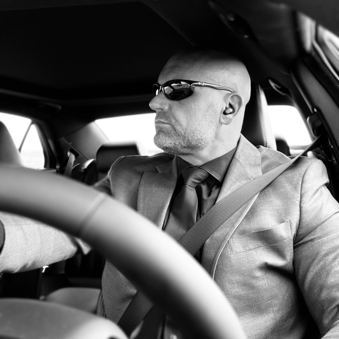 Shawn C. O'Neil — behind the wheel